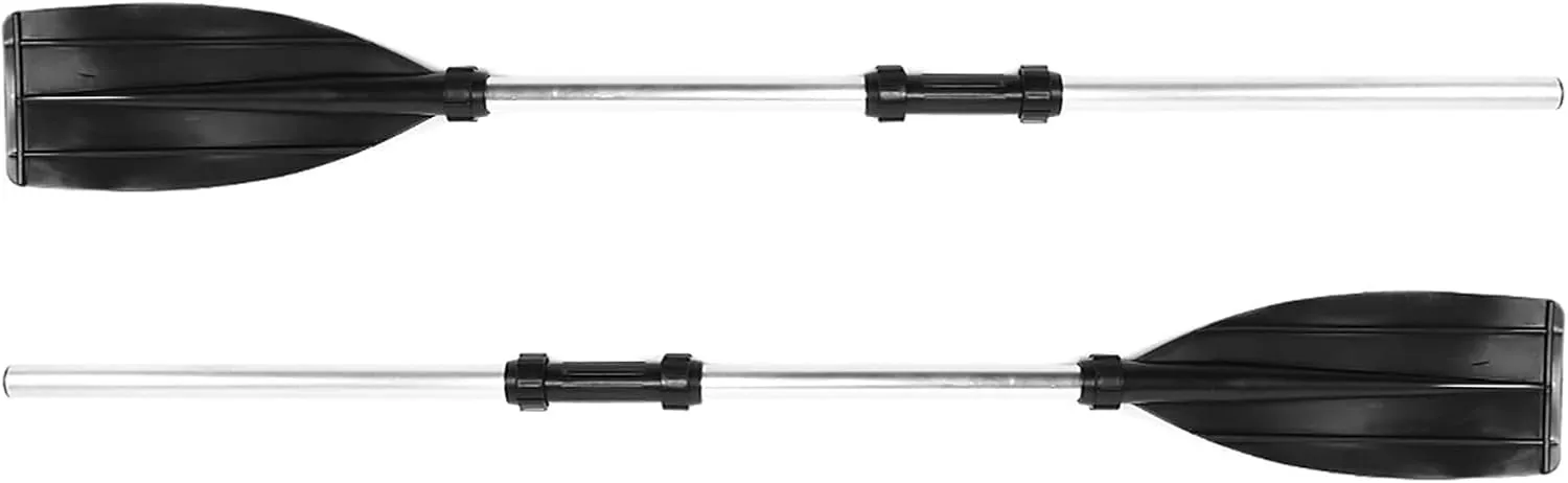 125cm Detachable A Oars Aluminum Oy Paddles Dual End Portable for Boat K Raft Canoe Marine Oar Canoe Paddles King Equipment