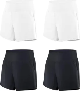 BIG ELEPHANT Girls Swim Shorts, UPF 50  Quick Dry Kids Active Beach Board Short, Youth Swimsuit Bottoms