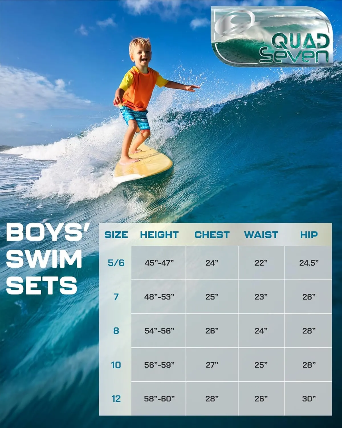Boys Swim Trunks - 2 Pack Basic Quick Dry Boys Board Shorts Bathing Suit Kids Swimwear with Pockets (Sizes: 8-18)