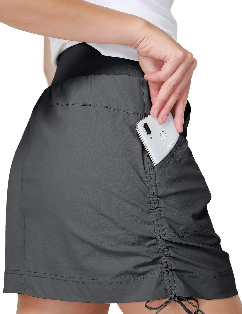 CAMEL CROWN Women's Skorts Golf Casual Tennis Skirts Tummy Control UPF 50  Quick Dry Skirt with Pockets Active