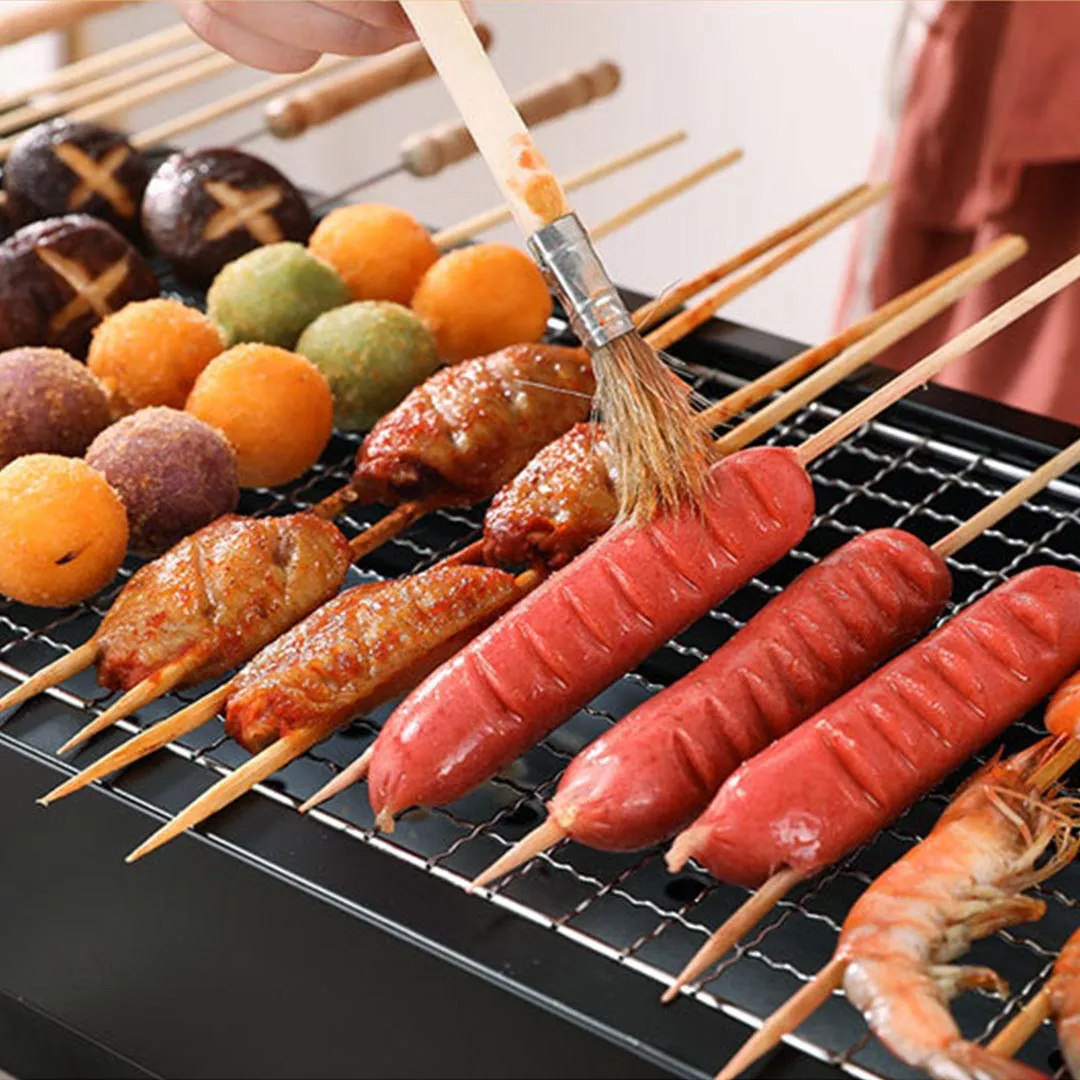 Charcoal Grill Set Premium 2X 60cm Portable Folding Thick Box-Type for Outdoor BBQ Camping