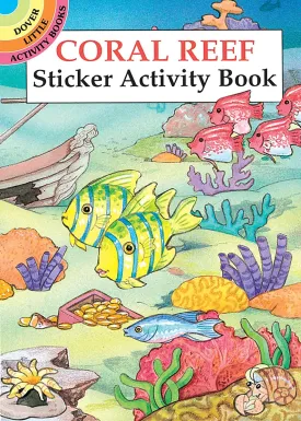 Coral Reef Sticker Activity Book (Dover Little Activity Books Stickers) Paperback  October 8, 1996