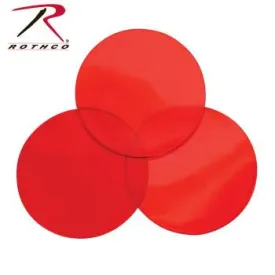 D-Cell Angle Flashlight Red Lenses - 3 Pack