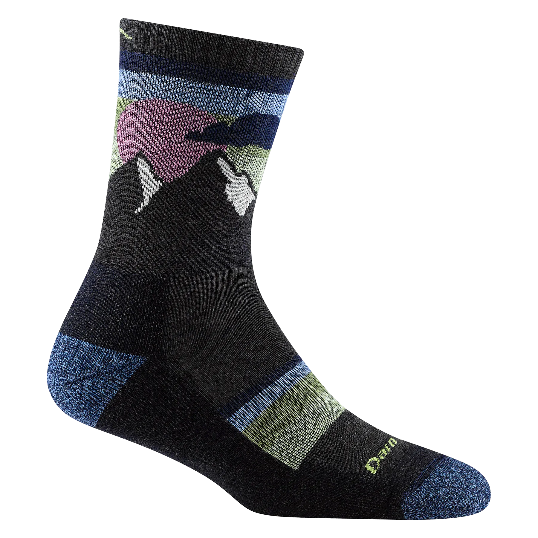 Darn Tough Women's Micro Crew Cushioned Hiking Socks- Sunset Ledge Taupe