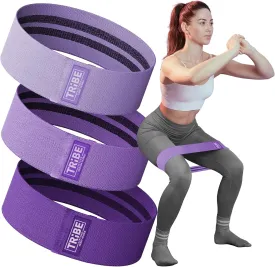 Elastic Fabric Resistance Bands for Legs - Workout