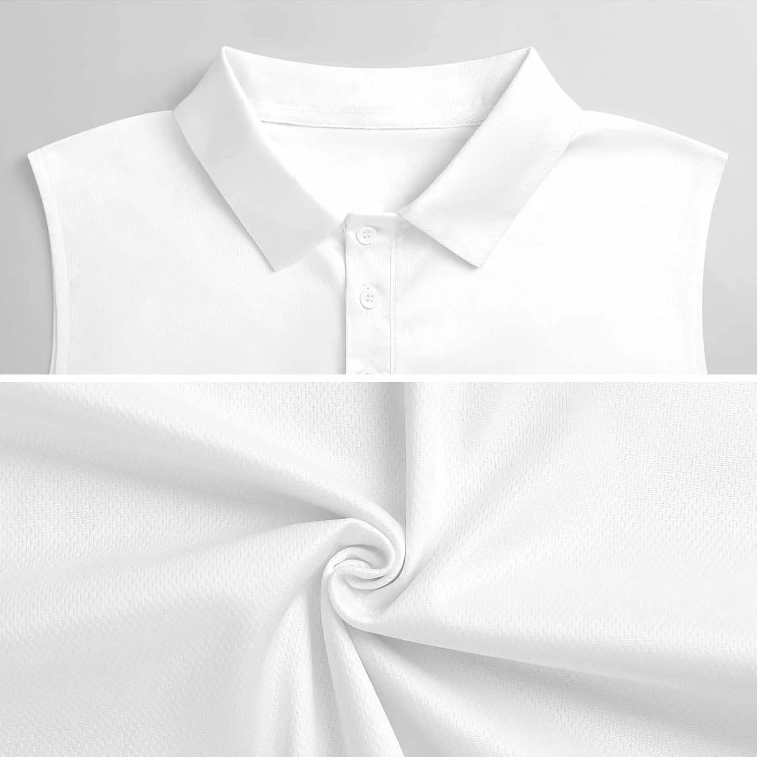 Golf Shirt Womens Sleeveless Moisture Wicking Athletic Printed Polo Golf Tank Top Women (XS-4XL)