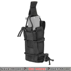 Lancer Tactical Single Pistol Pouch - Black MOLLE Mag Tactical Airsoft Pouches