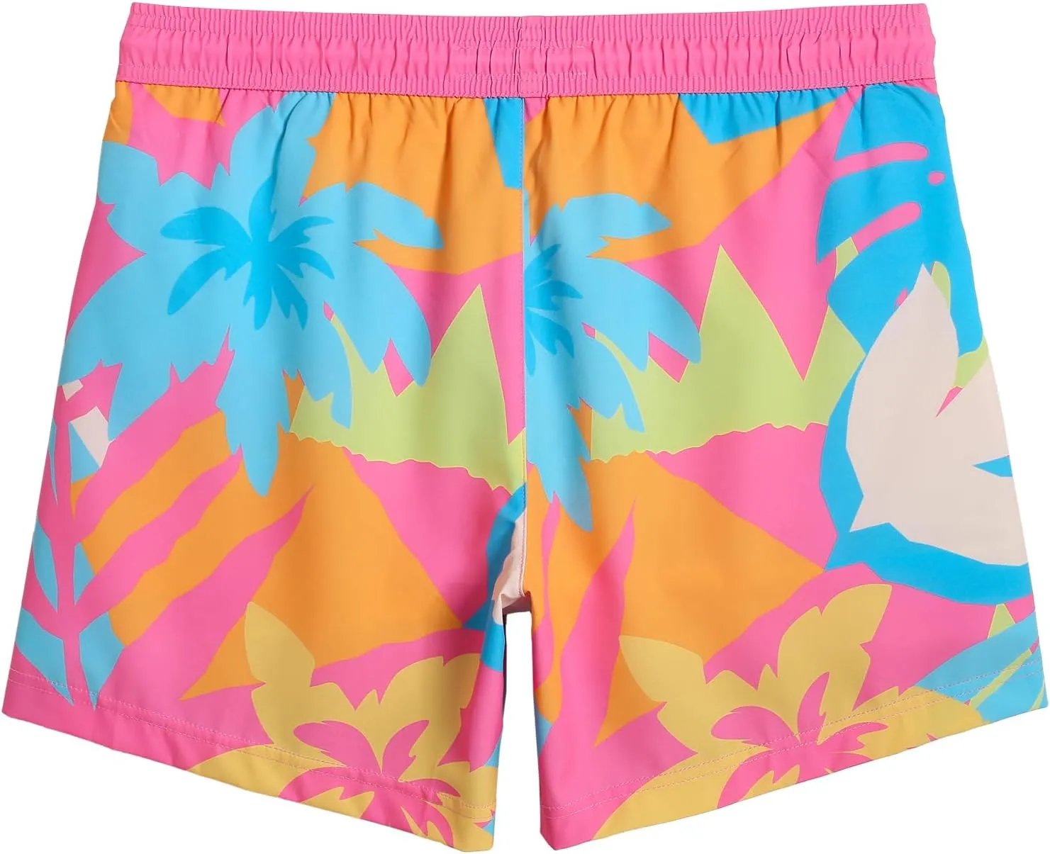maamgic Mens 5.5 Inch Swim Trunks with Compression Liner Board Shorts Quick Dry Beach Swimwear with Zipper Pockets