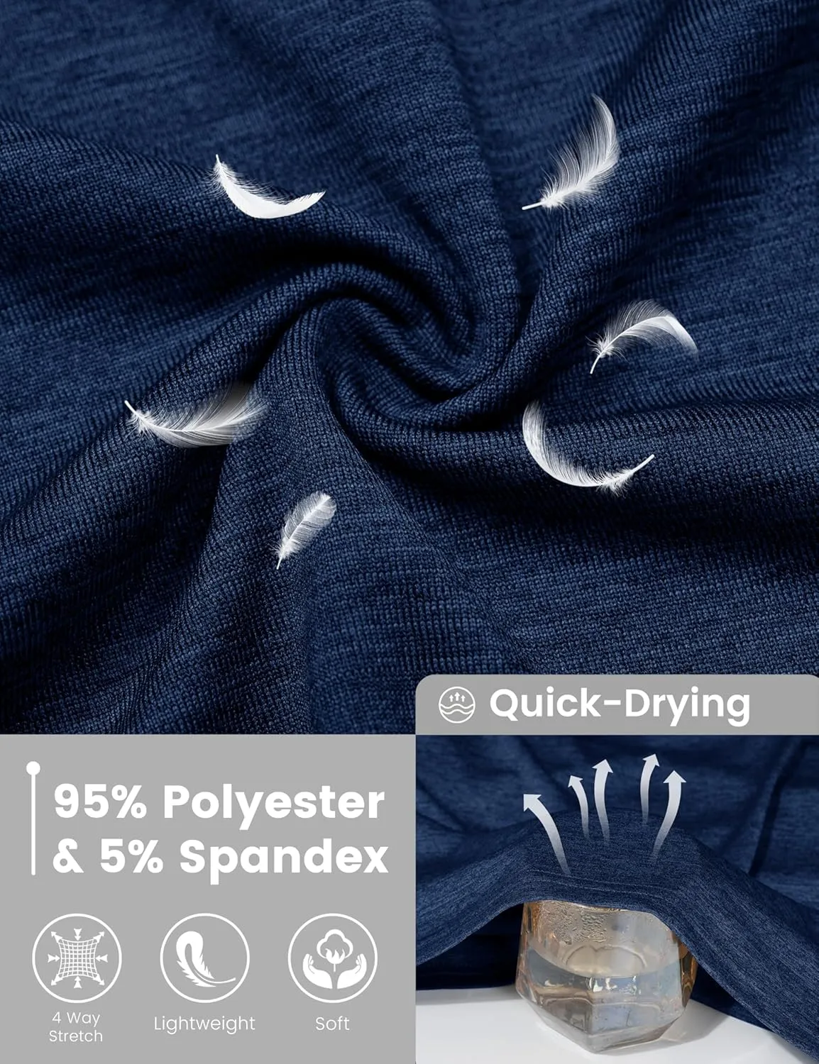 MAGCOMSEN Men's Short-Sleeve Polo,Golf Shirts for Men 3-Button Moisture Wicking,Athletic Outdoor Collared T-Shirt