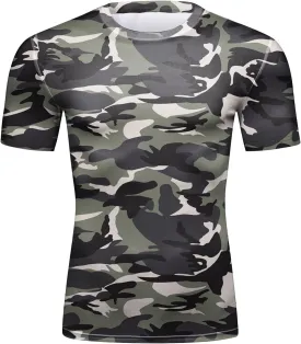 Men's Fitness Shirt Compression Short Sleeve Sports T-Shirt Workouts Running Tee Quickly Dry Tops Bat Logo Blouse Men's Fitness Shirt Compression Short Sleeve Sports T-Shirt Workouts Running Tee Quickly Dry Tops Bat Logo Blouse