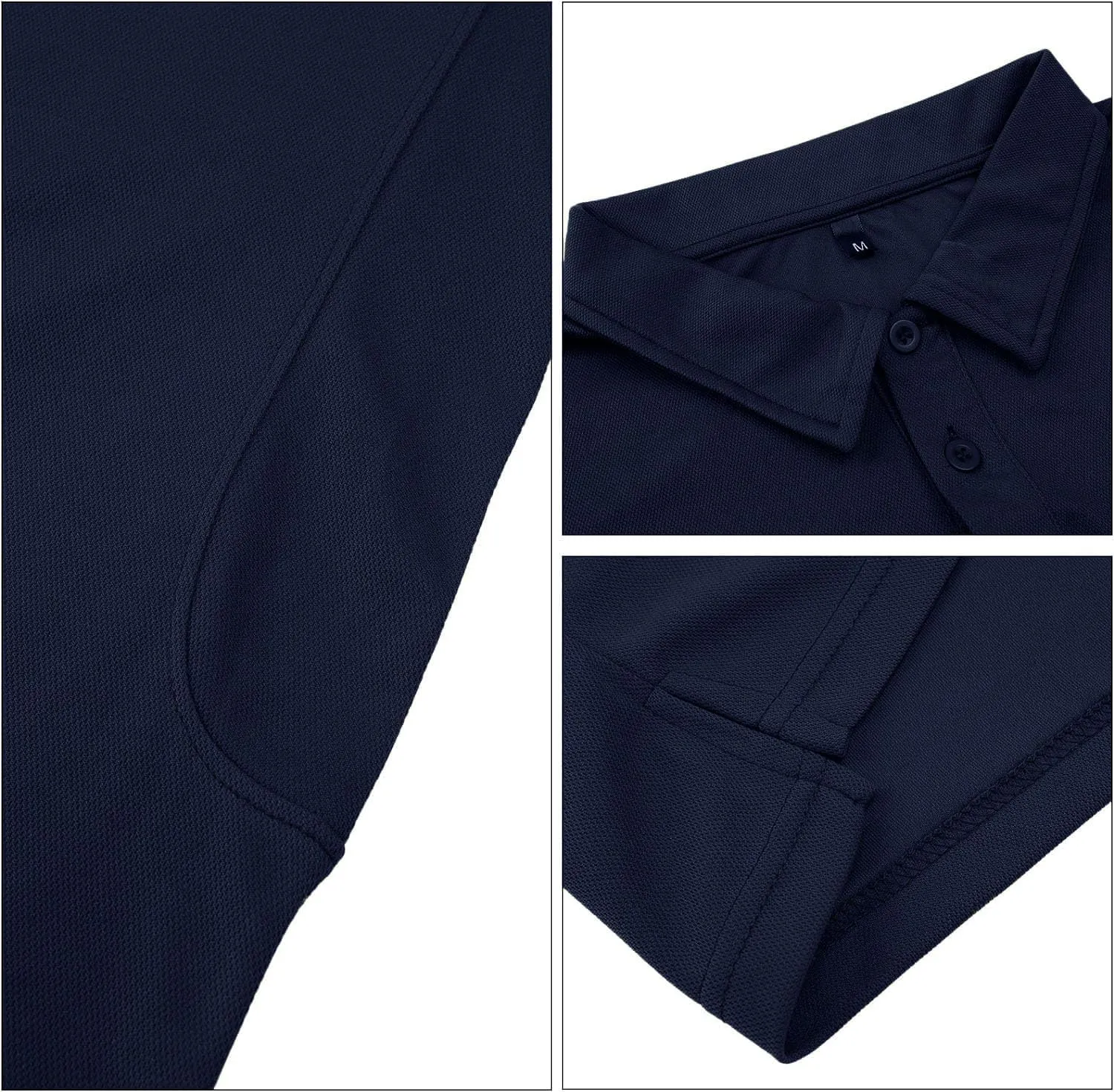 Men's Polo Shirt Quick Dry Performance Short Sleeve Tactical Golf Shirts