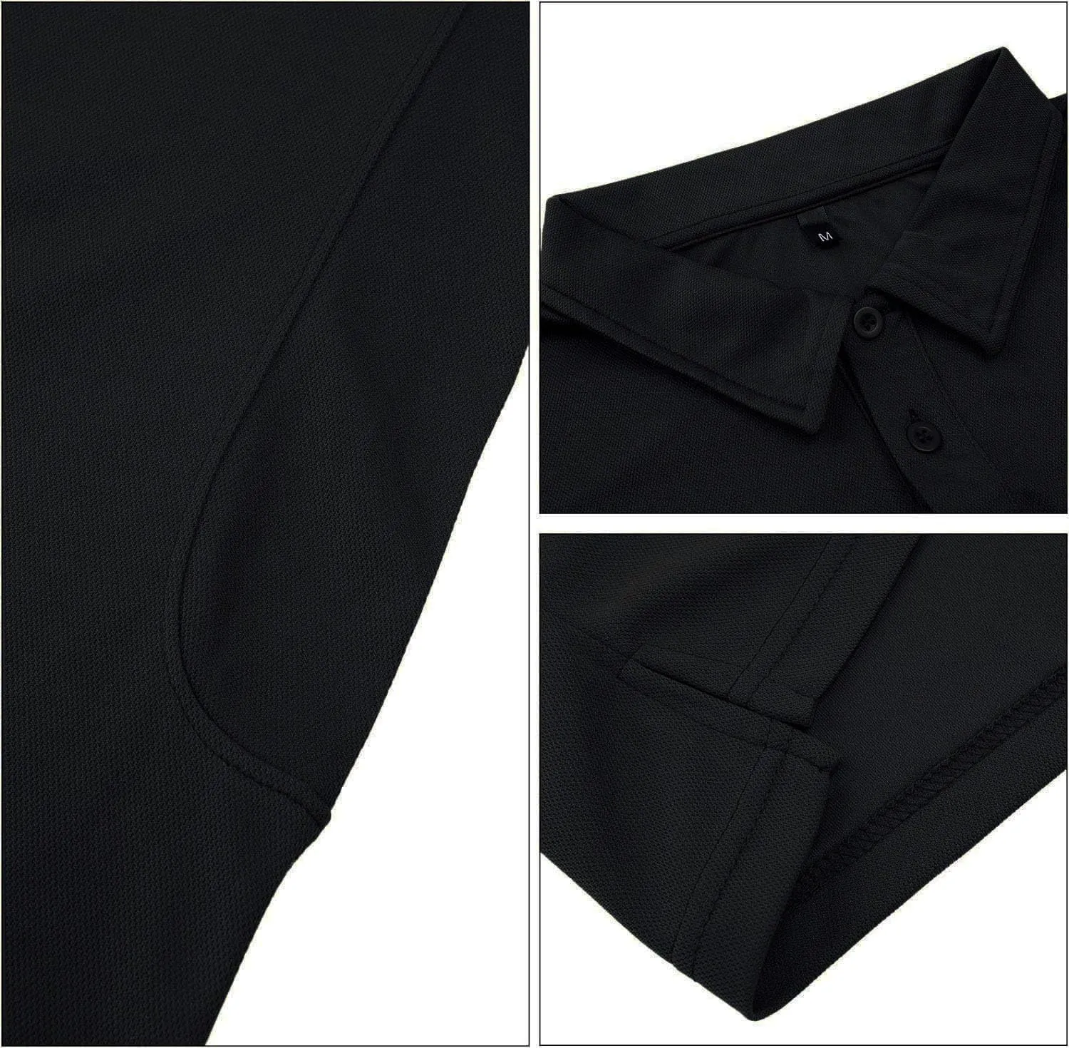 Men's Polo Shirt Quick Dry Performance Short Sleeve Tactical Golf Shirts