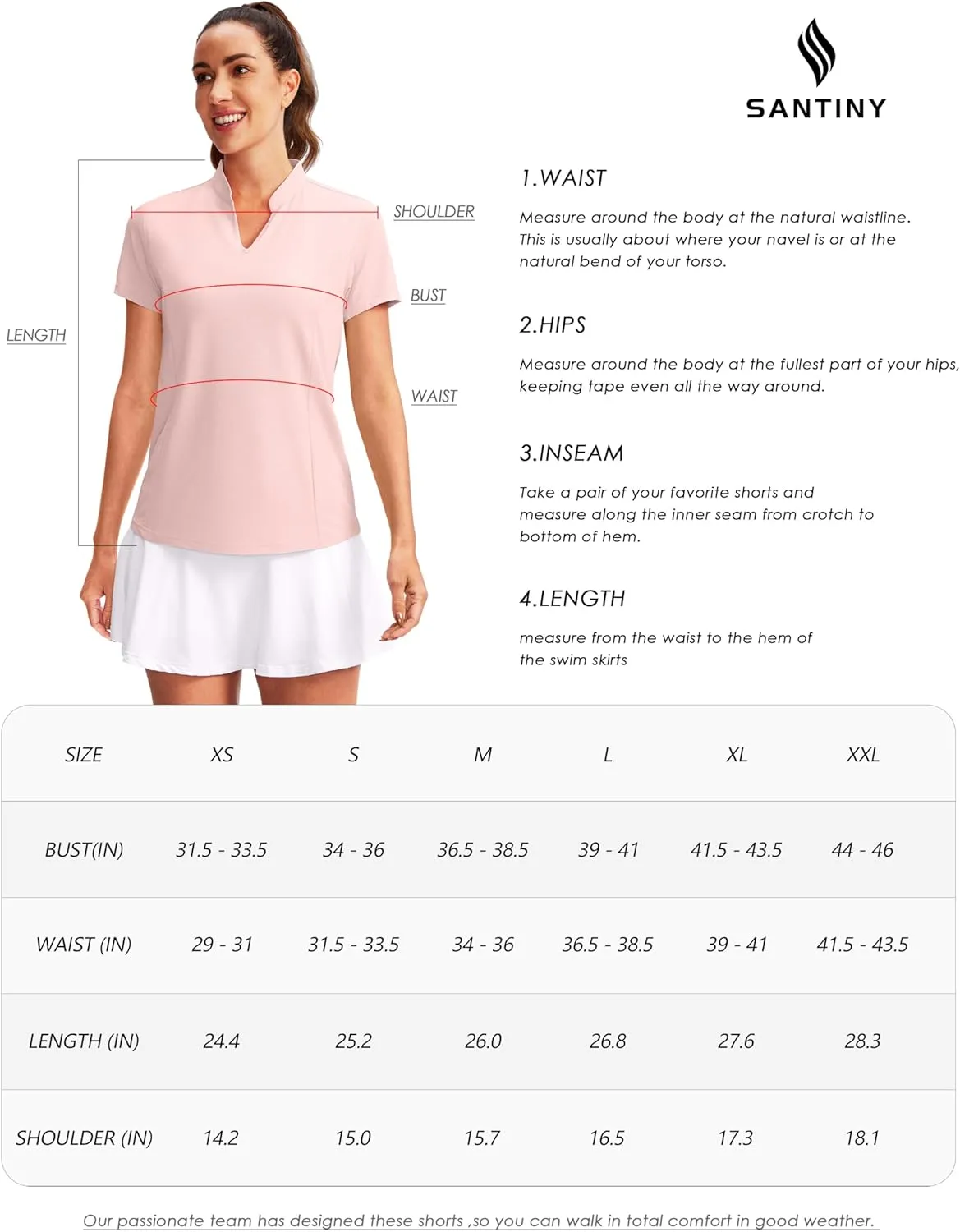 Obla Women's Golf Polo Shirt V-Neck Short Sleeve Collarless Quick Dry Tennis Running T Shirt Golf Tops for Women