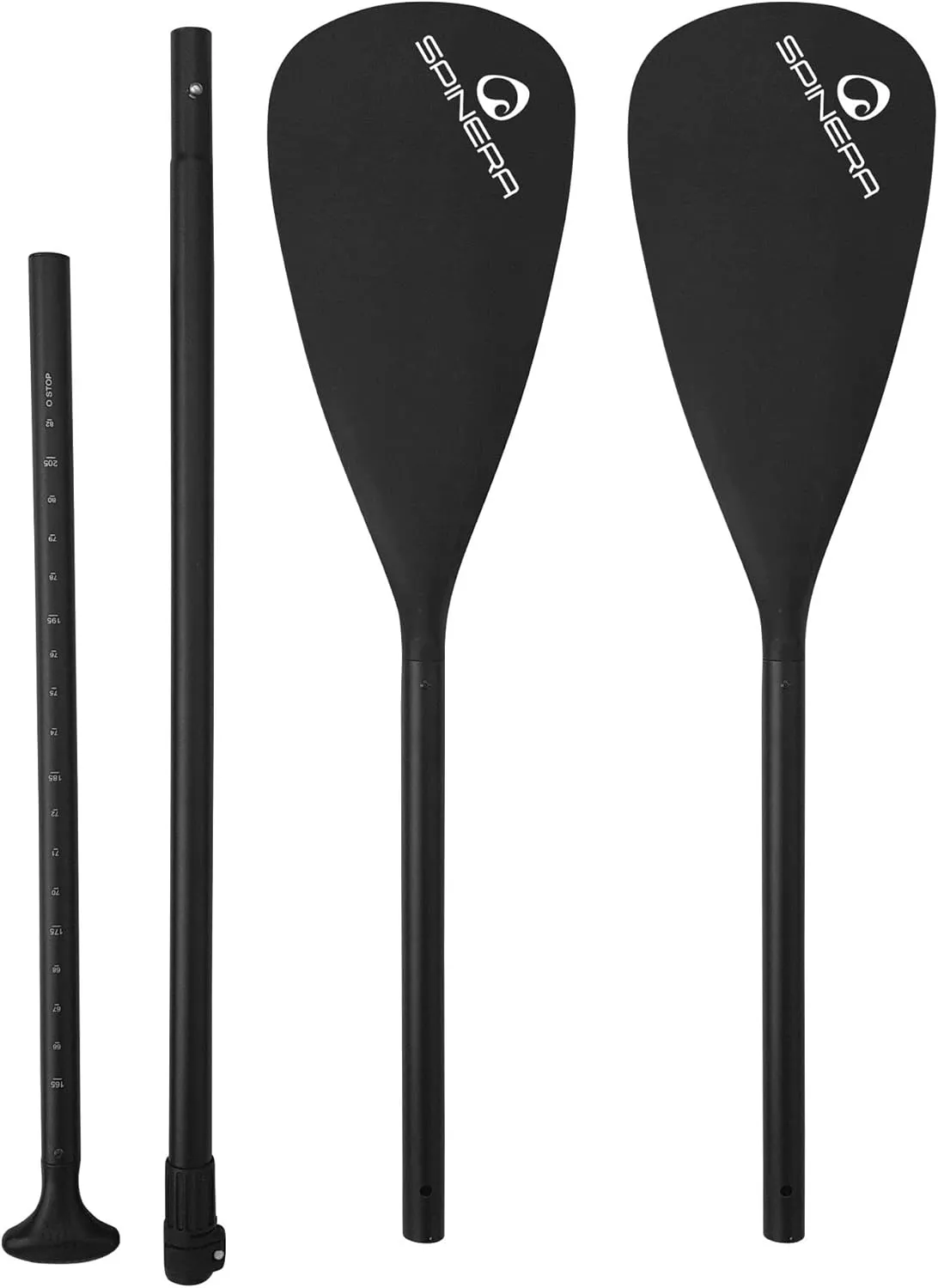 Performance Fibreglass SUP Stand Up Paddle Boarding and Kayak Paddle SP-SUP Stand Up Paddle Boarding-PAD-FIBP - Black