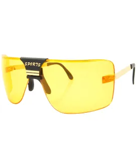 PHOENIX Yellow Sports Sunglasses
