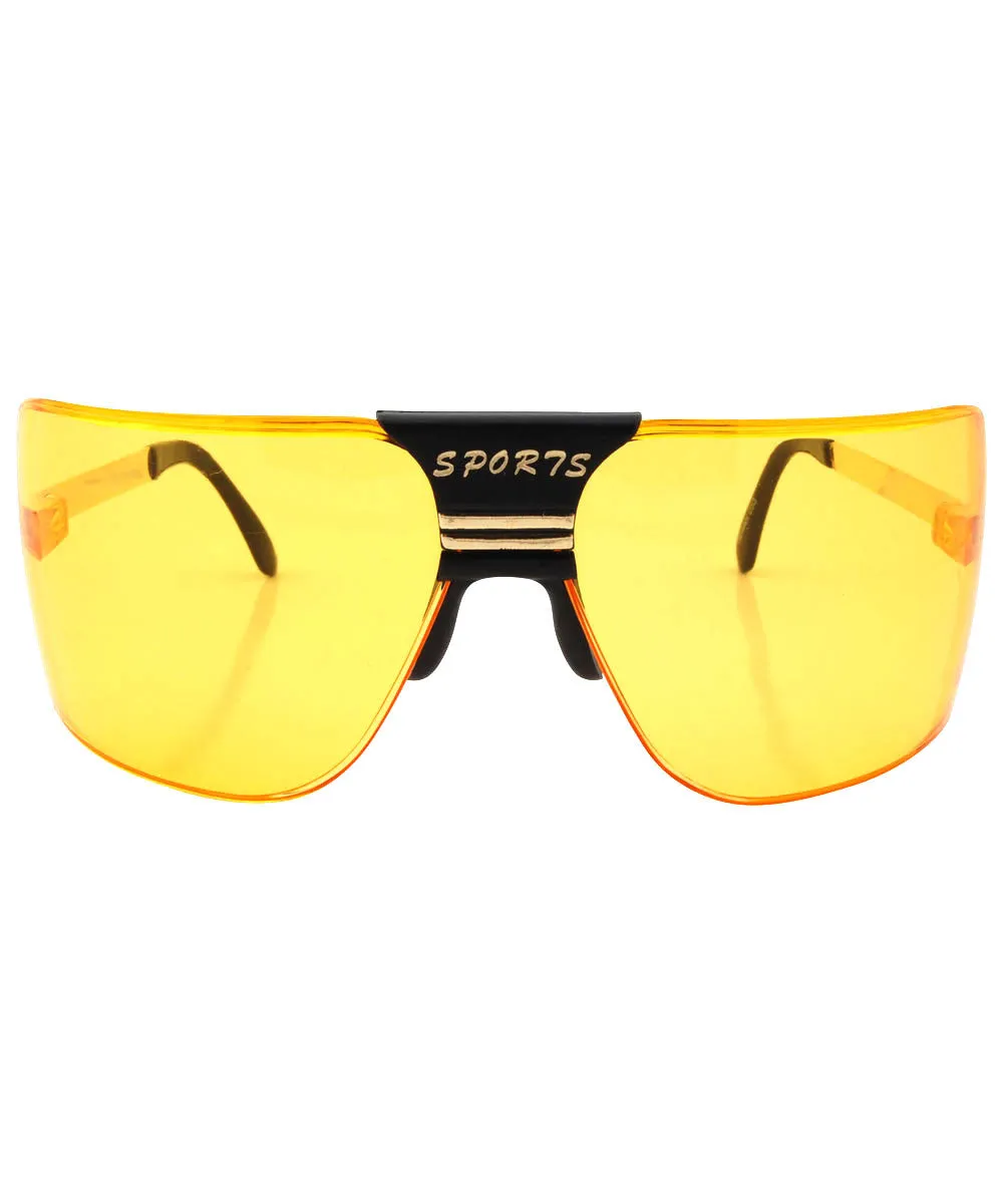PHOENIX Yellow Sports Sunglasses