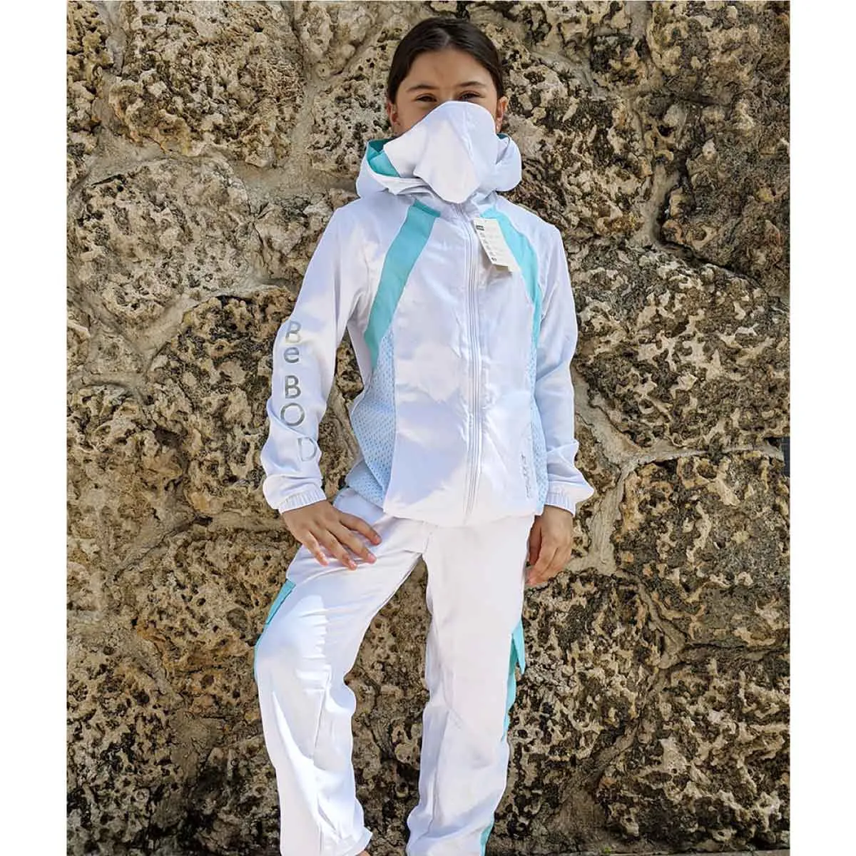 PROTECTIVE WHITE AND BLUE GIRLS' JOGGER