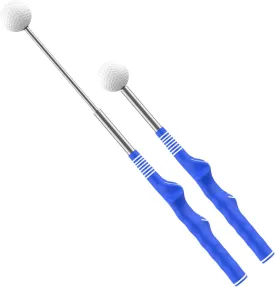 Retractable Golf Swing Trainer,Warm-Up Golf Training Aid,Golf Grip Trainer,Right-Handed Strength & Tempo Training for Chipping Hitting,Golf Accessories for Men