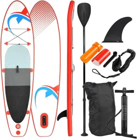 Surfboard Inflatable SUP305 Stand Up Paddle Board for All Skill Levels, Non-Slip SUP, Surfboard with Paddle&Fin&Waterproof Bag&Air Pump Outdoor Recreation