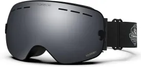 TOREGE Ski Goggles, Snow Goggles with Anti-fog Spherical Lens, OTG Snowboard Goggles for Men Women