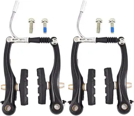 V Brakes for Bikes Linear Bicycle Brake Set LITEONE Mountain Bike Front and Rear V Brakes Set Replacement Parts fit for Most MTB BMX Road Bike 1 Pair V Brakes for Bikes Linear Bicycle Brake Set LITEONE Mountain Bike Front and Rear V Brakes Set Replacement Parts fit for Most MTB BMX Road Bike 1 Pair