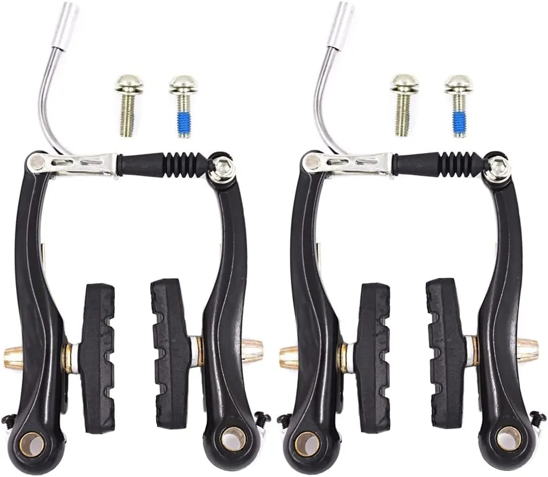 V Brakes for Bikes Linear Bicycle Brake Set LITEONE Mountain Bike Front and Rear V Brakes Set Replacement Parts fit for Most MTB BMX Road Bike 1 Pair